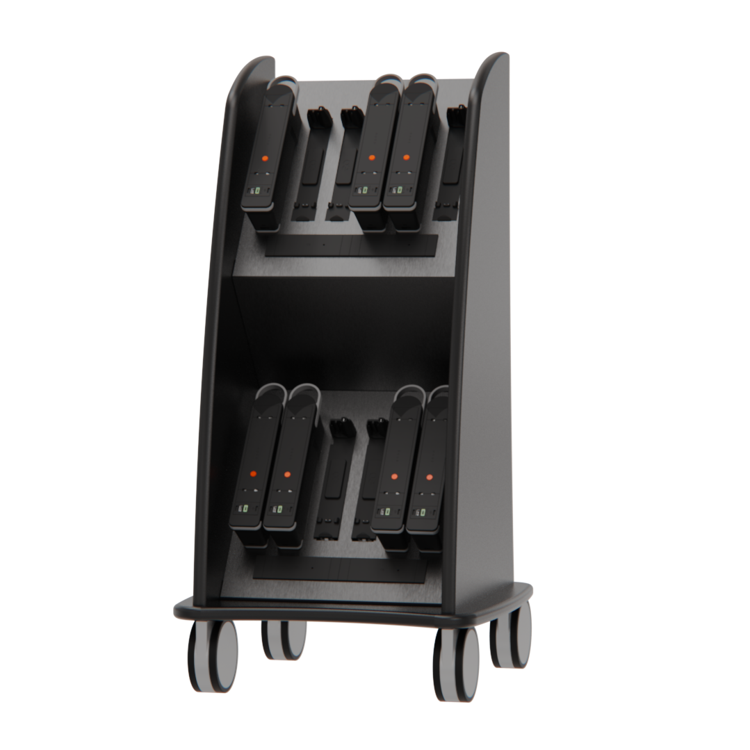 CHARGING CART 12 way ALL BLACK